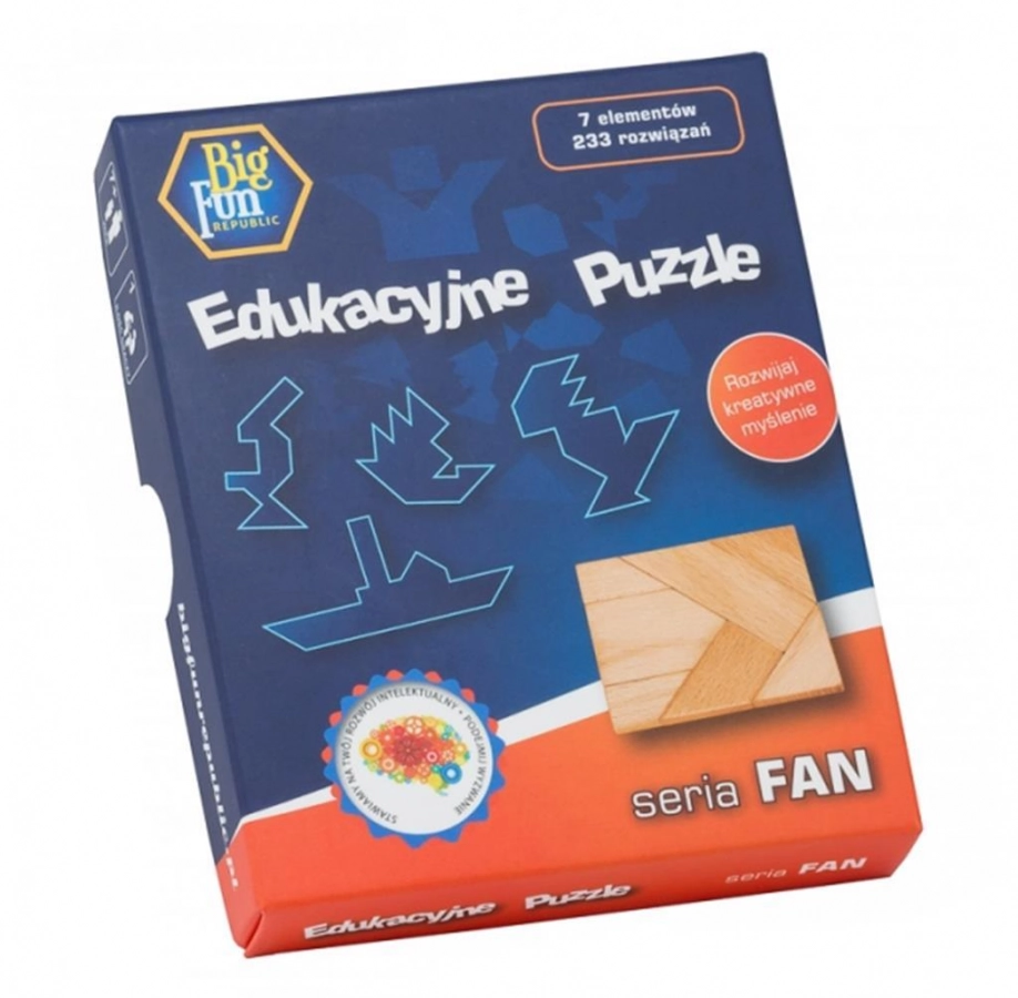 Edukacyjne Puzzle - seria Fan